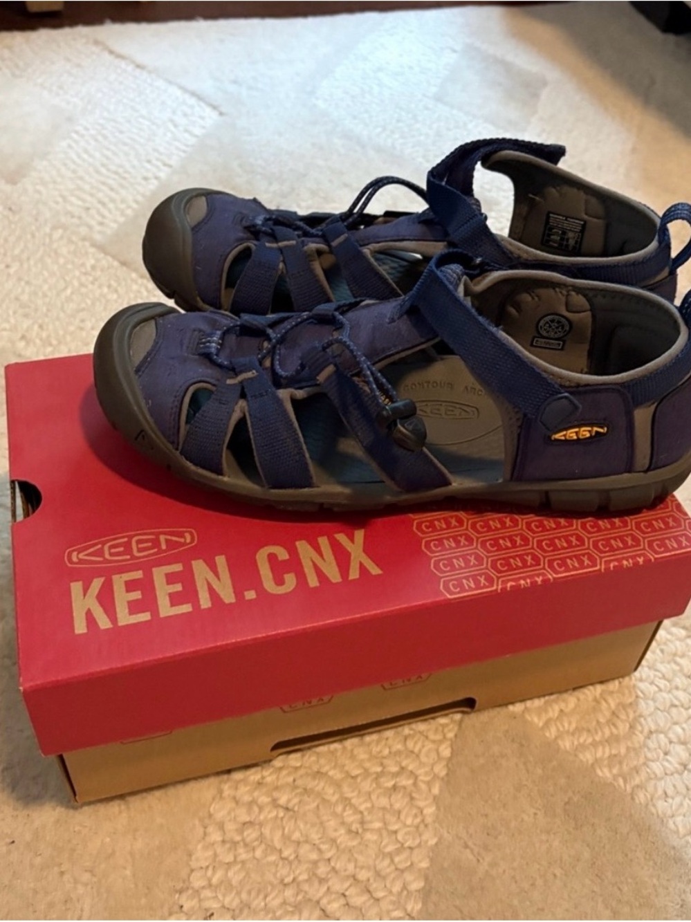 Keen Kids Navy Blue Outdoor Sandals